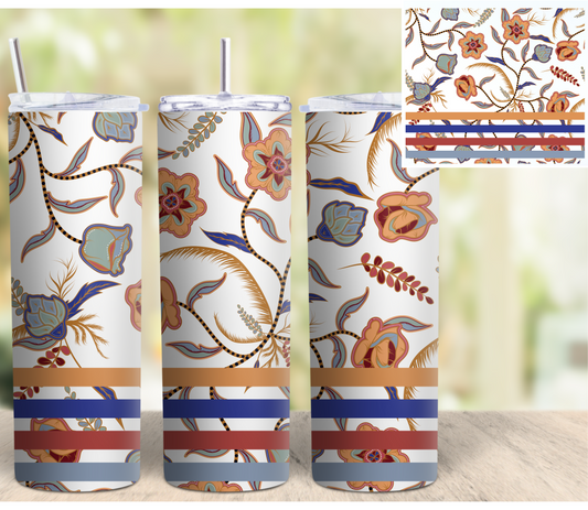 Blue Auntie Ribbon Skirt Tumbler