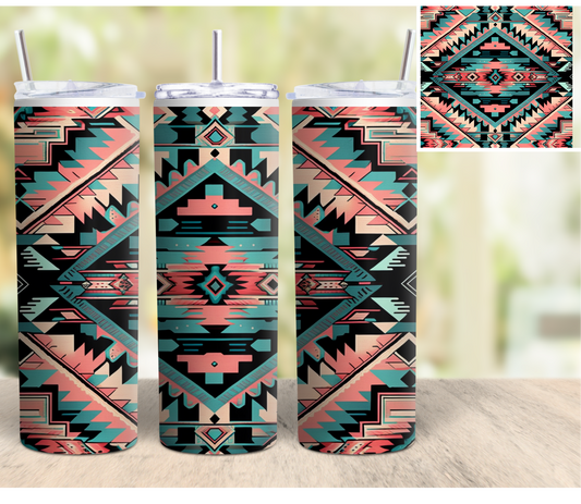 Sunset Aztec Tumbler