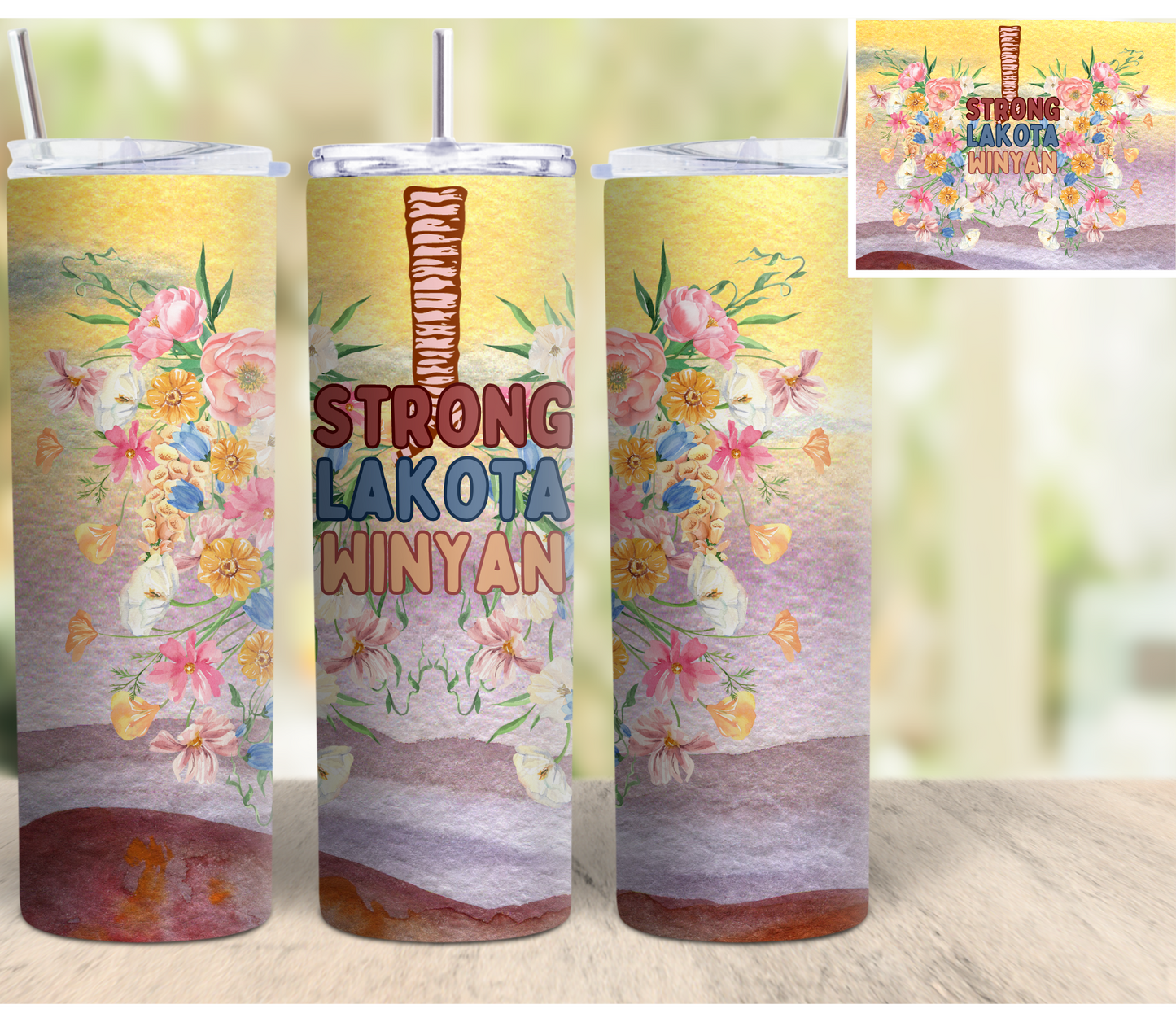 Strong Lakota Winyan Tumbler