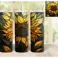 Sunflower Stained Glass Tumbler