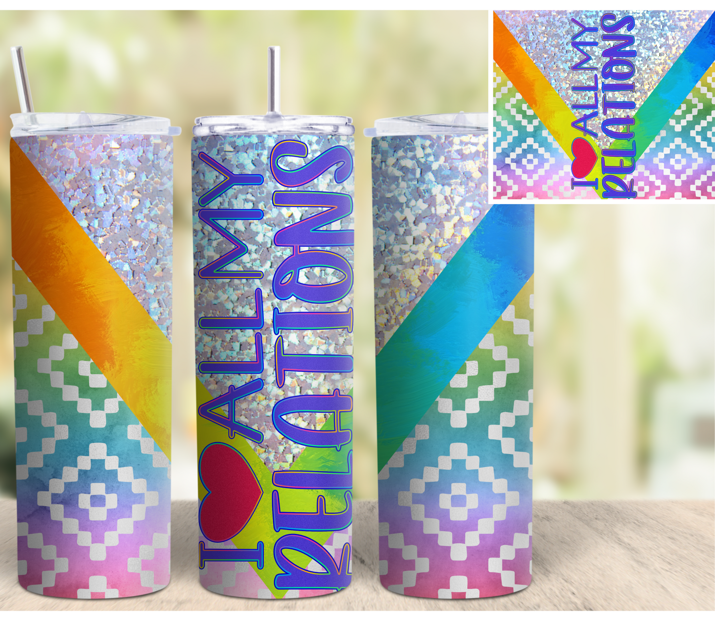 All My Relations Pride Tumbler