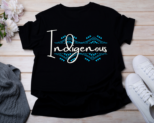 Indigenous black t-shirt