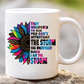Tie Dye "I am the Storm" mug